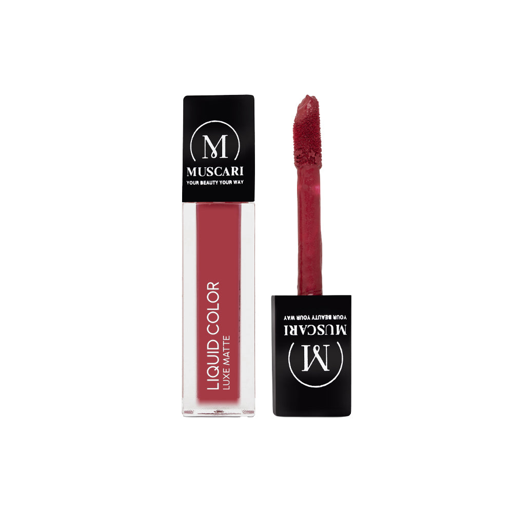 Muscari Premium Liquid Lipstick for all | Matte Finish, Light Weight & Long-Wear || (Strawberry Sorbet-LL05)