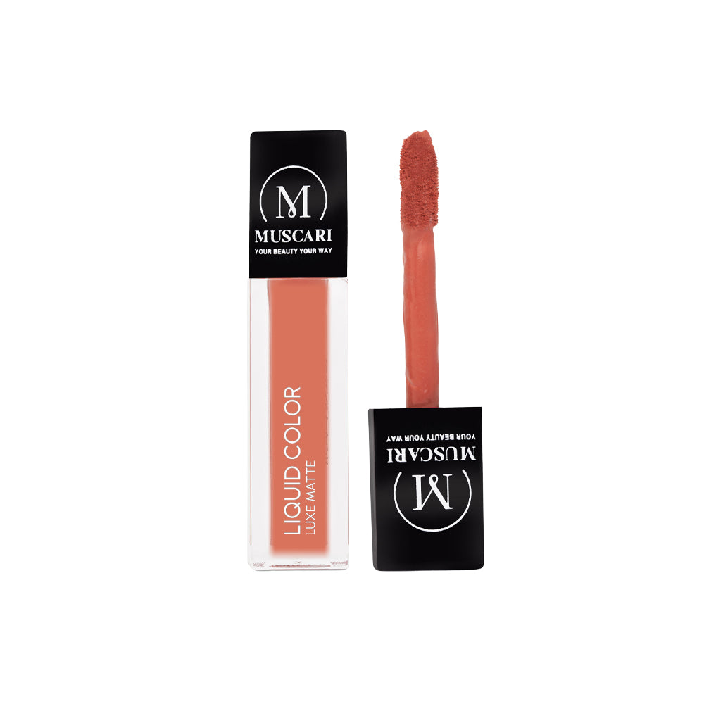 Muscari Premium Liquid Lipstick for all | Matte Finish, Light Weight & Long-Wear || (Hazelnut Hug)