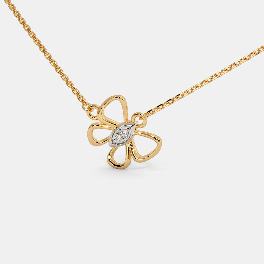 The Flutter and Floral Kids Necklace