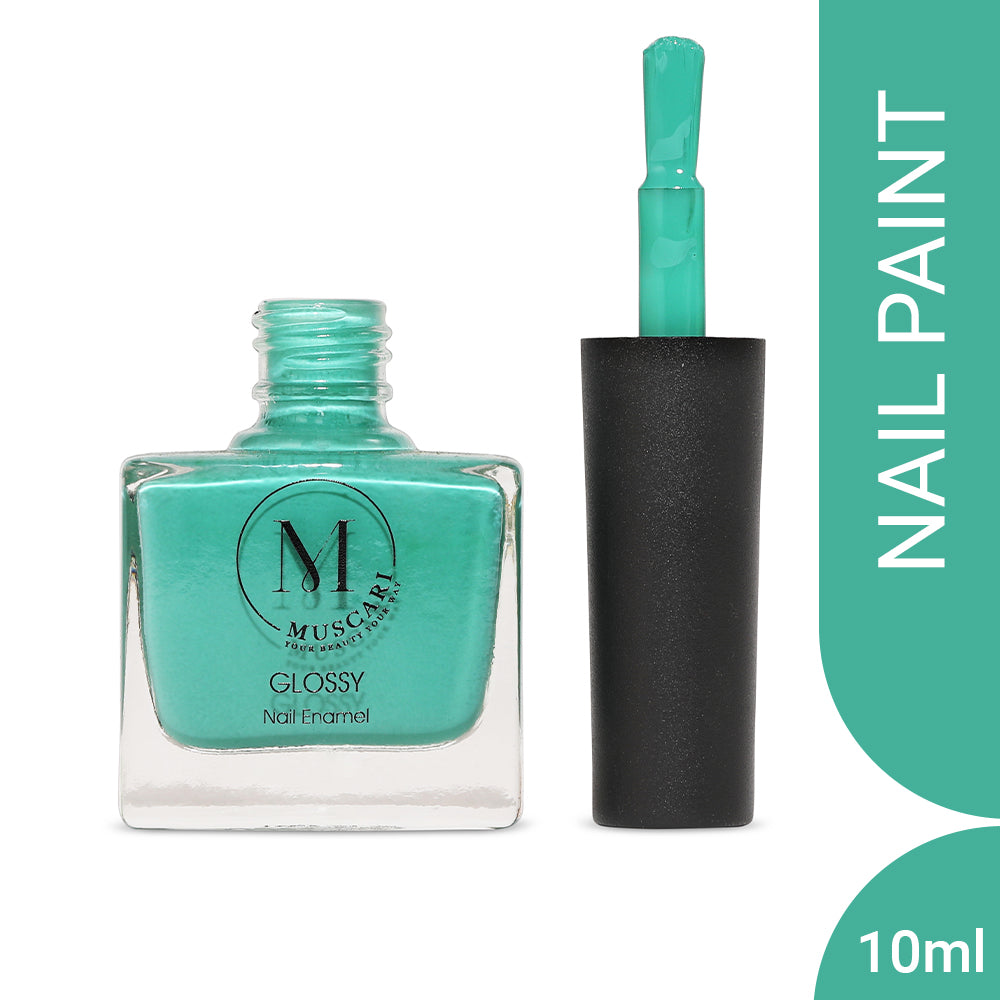 Muscari Premium Nail Paint and Polish for All | Glossy Finish | Gel Nail Paint | 10 ML (Forest Wishper)