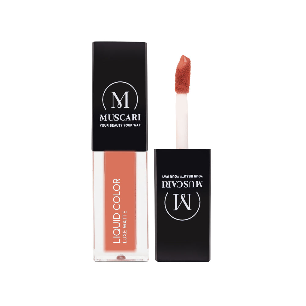 Muscari Premium Liquid Lipstick for all | Matte Finish, Light Weight & Long-Wear || (Hazelnut Hug)