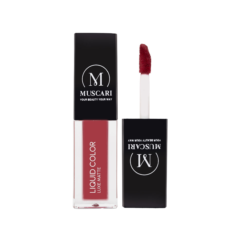 Muscari Premium Liquid Lipstick for all | Matte Finish, Light Weight & Long-Wear || (Strawberry Sorbet-LL05)