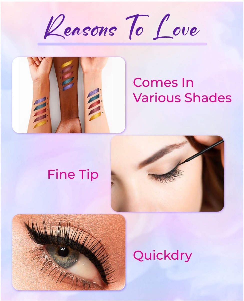 Professional Eye Makeup with Muscari Black Magic Liner